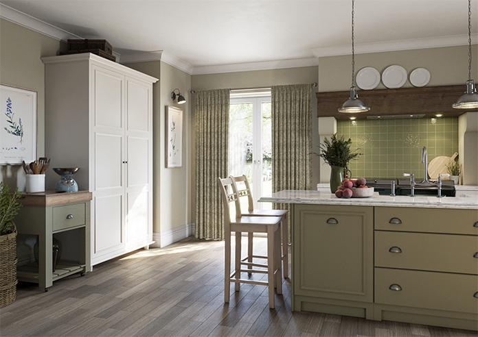 William Morris At Home Strawberry Thief, Woven Sage - Made to Measure Curtains - Image 7